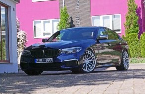 Topas on BMW 5 series G30 with H&R springs