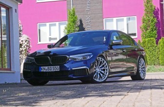 Topas on BMW 5 series G30 with H&R springs